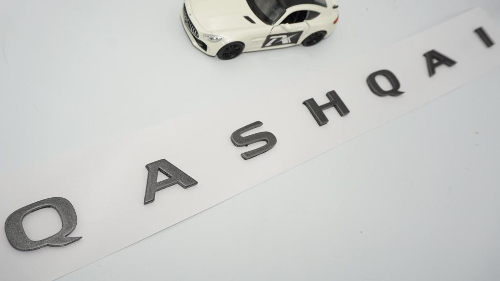 DK Tuning Qashqai J12 Koyu Gri ABS Bagaj Yazı Logo Nissan İle Uyumlu
