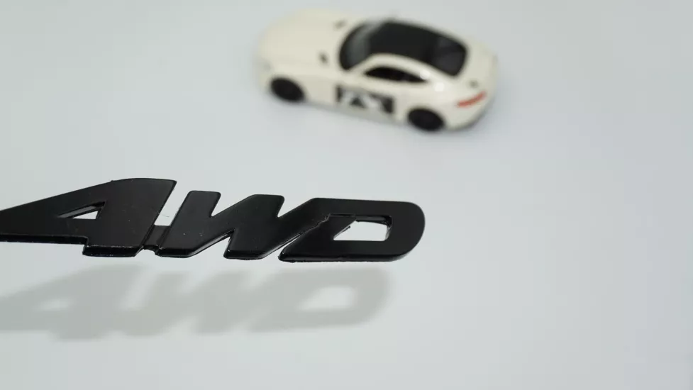 DK Tuning Arazi Off Road 4WD Siyah ABS Yazı Logo Amblem