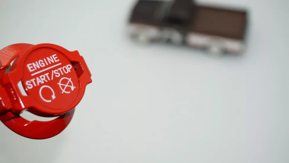 DK Tuning Start Stop Kontak Butonu Metal Kaplaması