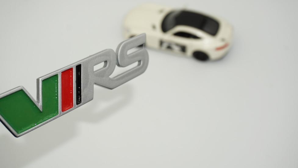 DK Tuning Skoda VRS Bagaj Yeşil Gri 3M Yazı Logo Arma