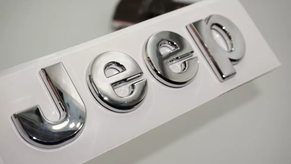 DK Tuning Jeep Kaput Bagaj Krom Metal Logo Amblem Arma