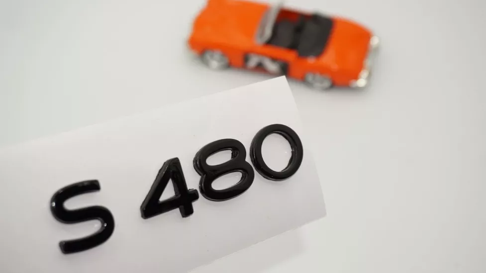 DK Tuning  S480 Maybach Bagaj Siyah ABS Yazı Logo Arma