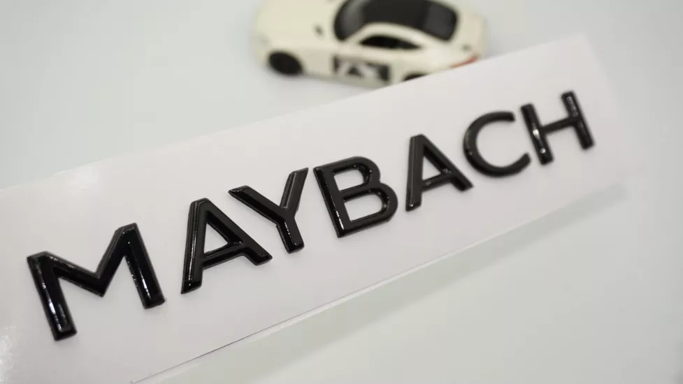DK Tuning Maybach Bagaj Siyah ABS Yazı Logo Arma