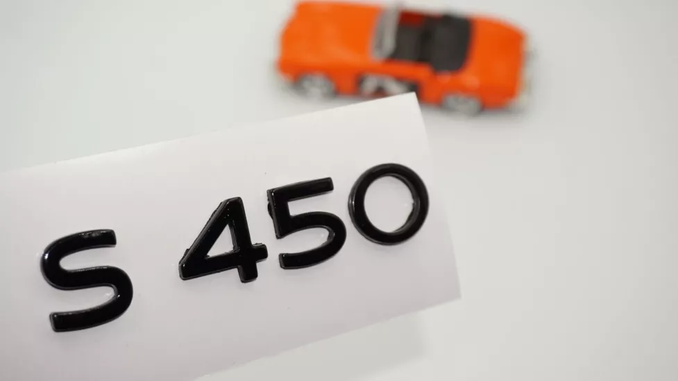 DK Tuning  S450 Maybach Bagaj Siyah ABS Yazı Logo Arma