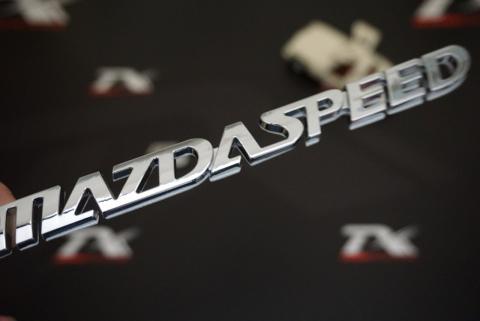 Mazda Speed Bagaj 3M 3D Krom ABS Logo Amblem