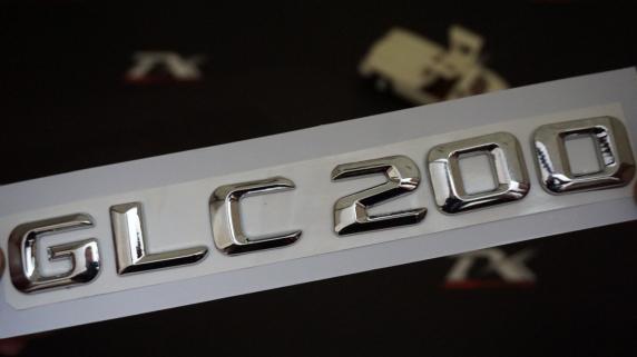 GLC200 Bagaj Krom Metal 3M 3D Yazı Logo
