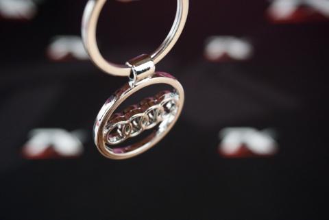 DK Tuning Audi Halka Logo Krom Metal Çift Yön Anahtarlık