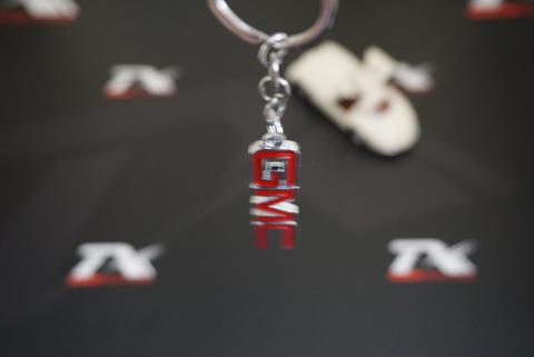 Gmc Logo Krom Metal Çift Yön Anahtarlık