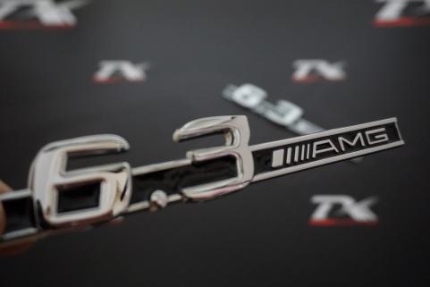 Mercedes Benz AMG 6.3 Çamurluk Yanı Krom Metal Logo Orjinal Ürün