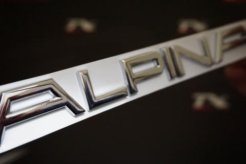 Bmw Alpina Bagaj Krom Metal 3M 3D Yazı Logo