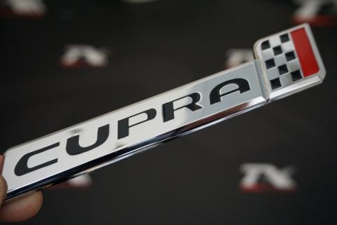 Seat Cupra Leon İbiza Altea Logo Ön Panjur Vidalı 3D Krom Metal L