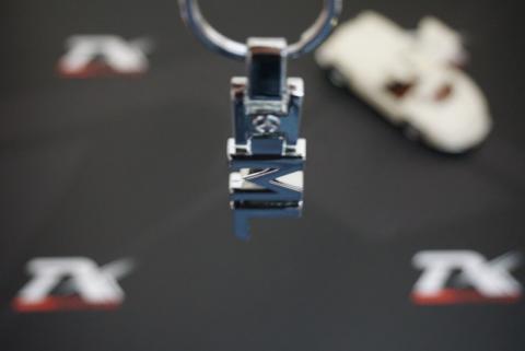 Mercedes Benz ML Series Logo Çift Yön Krom Metal Stil Anahtarlık