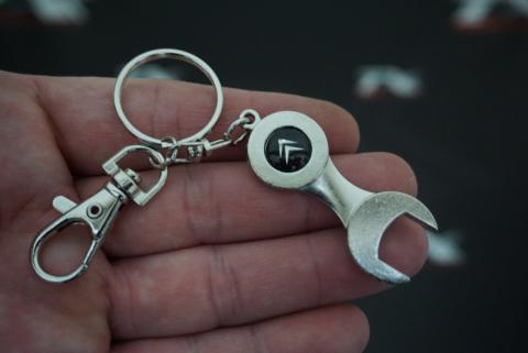 Citroen Logo İngiliz Anahtarlık Sibop Kapağı Seti