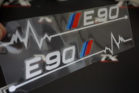 Bmw M 3 Serisi E90 Kelebek Cam Sticker 2 Li Set