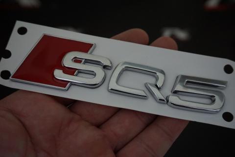 Audi SQ5 Bagaj Krom Metal 3M 3D Yazı Logo Amblem