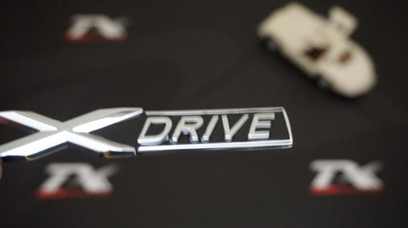 Bmw X Drive Krom Metal Bagaj Logo 3M 3D Orjinal Ürün