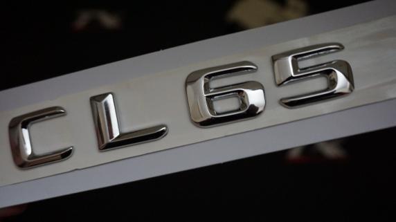 CL65 Bagaj Krom Metal 3M 3D Yazı Logo