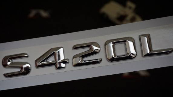 S420L Bagaj Krom Metal 3M 3D Yazı Logo