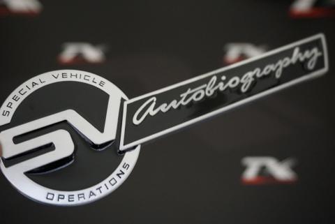Land Rover Range Rover SV Autobiography Bagaj Krom Metal Logo