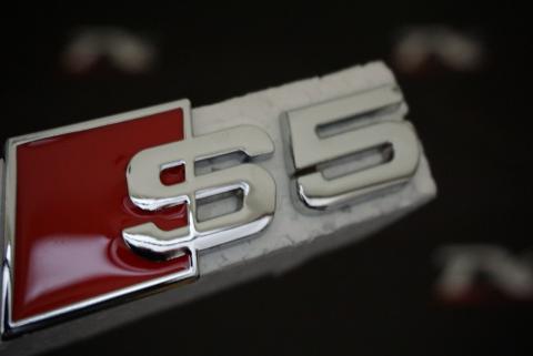 Audi S5 Bagaj Krom Metal 3M 3D Yazı Logo Orjinal ürün
