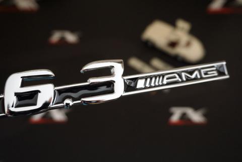 Mercedes Benz AMG 6.3 Ön Panjur Vidalı Krom Metal Logo Orjinal Ürün