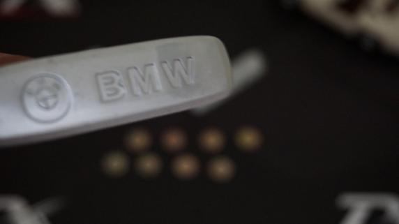 Bmw Logo Krom Metal Paspas Vidalı Logo 4 Lü Set