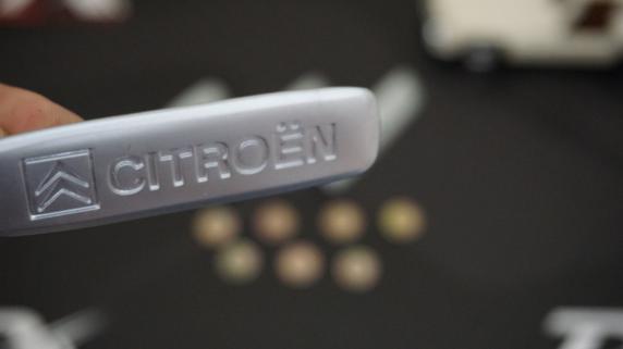 Citroen Logo Krom Metal Paspas Vidalı Logo 4 Lü Set