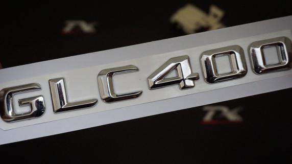 Mercedes Benz GLC400 Bagaj Krom Metal 3M 3D Yazı Logo