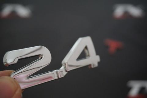 Audi 2.4 T Bagaj Krom Metal 3M 3D Yazı Logo Orjinal ürün