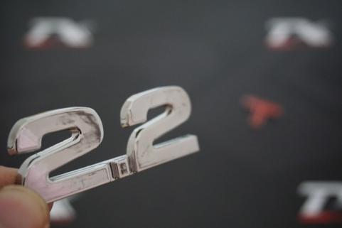 Audi 2.2 T Bagaj Krom Metal 3M 3D Yazı Logo Orjinal ürün