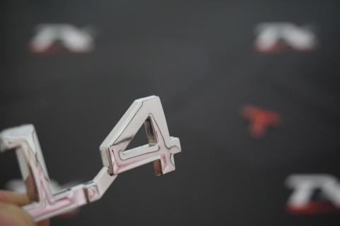 Audi 1.4 T Bagaj Krom Metal 3M 3D Yazı Logo Orjinal ürün