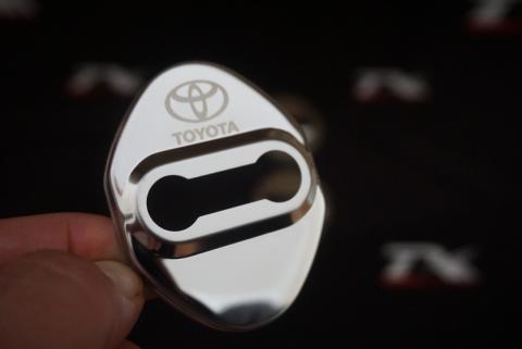 Toyota Krom Metal 3M Kapı Kilidi Logo 4 Lü Set