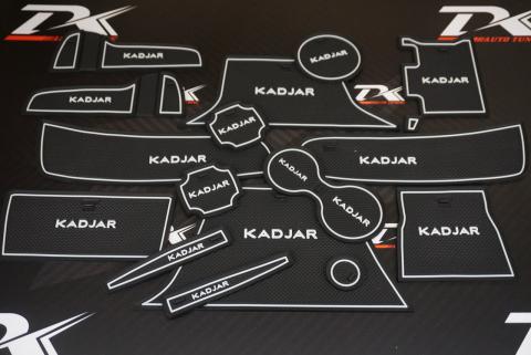 Renault Kadjar 2017 2018 Modeller Araç İçi Silikon Kaymaz Ped Kaplama Seti