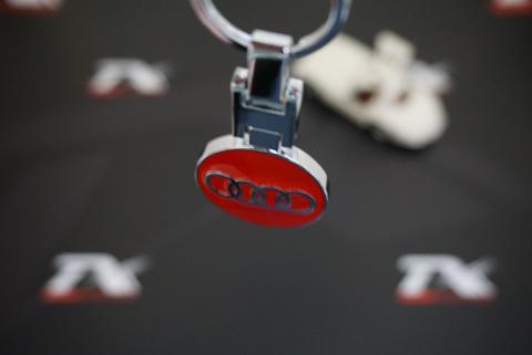 Audi Logo Krom Metal Çift Yön Anahtarlık