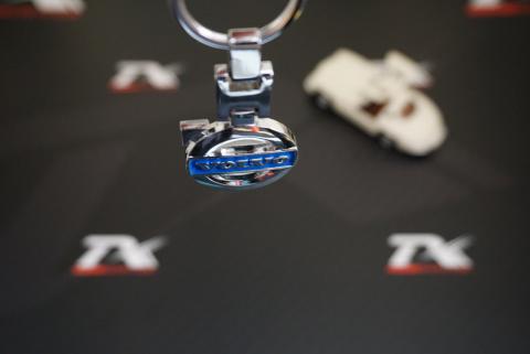 Volvo Logo Çift Yön Krom Metal Stil Anahtarlık New Style