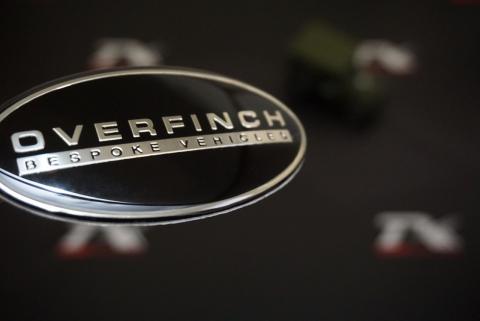 Land Rover Overfinch Ön Panjur Ve Bagaj Logo Amblem 85mm OEM Ürün