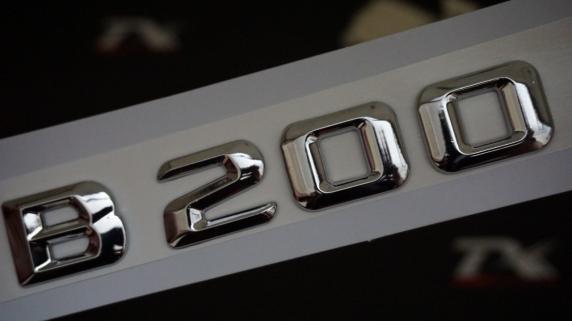 B200 Bagaj Krom Metal 3M 3D Yazı Logo