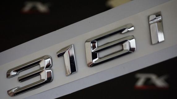 Bmw 316İ Bagaj Krom Metal 3M 3D Yazı Logo