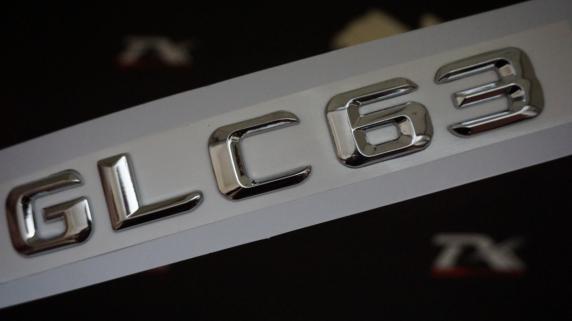 Mercedes Benz GLC63 Bagaj Krom Metal 3M 3D Yazı Logo