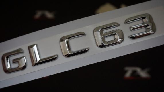 GLC63 Bagaj Krom Metal 3M 3D Yazı Logo