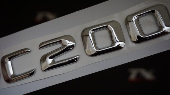 C200 Bagaj Krom Metal 3M 3D Yazı Logo