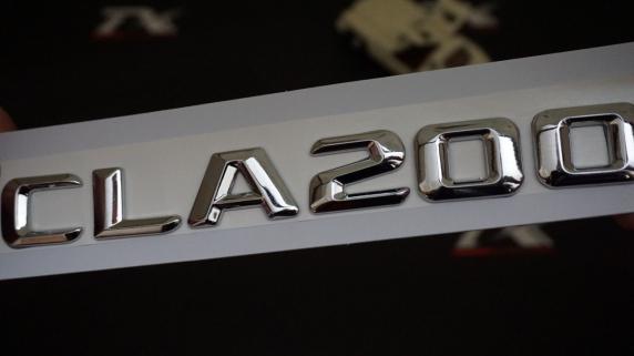 CLA200 Bagaj Krom Metal 3M 3D Yazı Logo