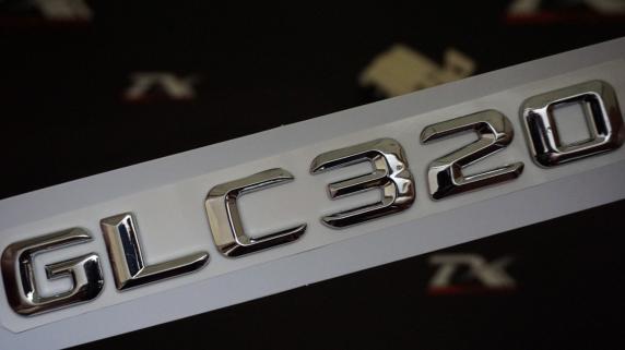 GLC320 Bagaj Krom Metal 3M 3D Yazı Logo