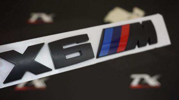 Bmw X6 M Bagaj Mat Siyah Yazı Logo Amblem Orjinal Ürün