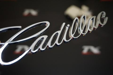 Cadillac Krom Metal Bagaj 3M 3D Logo Amblem