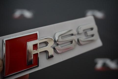 Audi RS3 Metal 3M 3D Bagaj Logo Orjinal ürün
