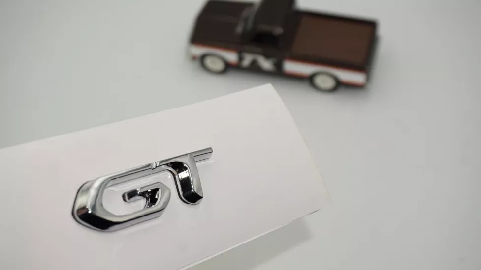Dk Tuning GT Bagaj Krom Metal Yazı Logo Amblem Peugeot ile Uyumlu