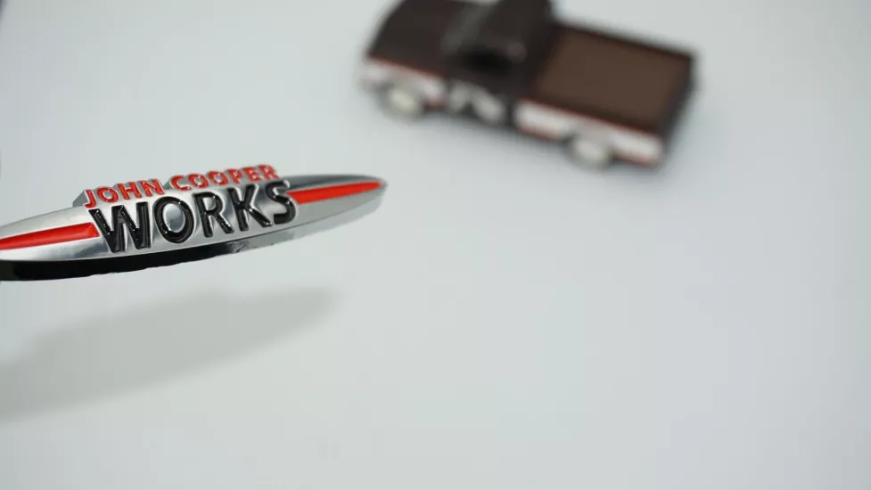 DK Tuning Mini John Cooper Works Bagaj 9cm Metal Logo Arma