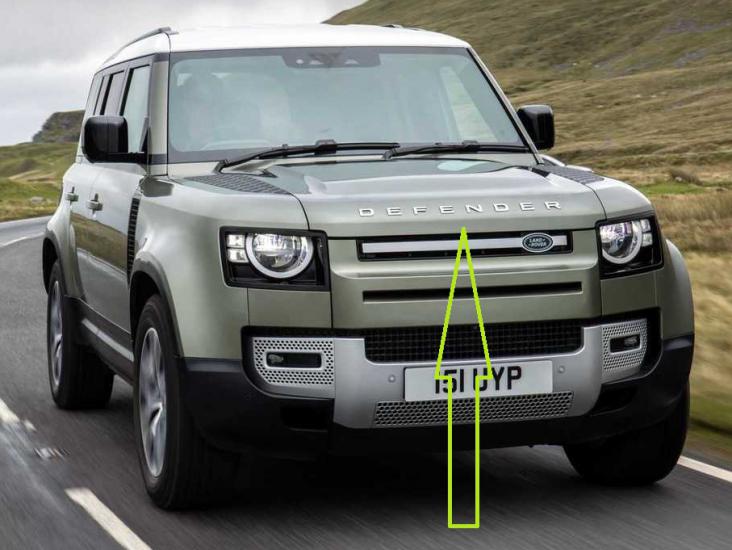 Land Rover Defender Kaput Bagaj Gri Abs Yazı Orjinal Ürün