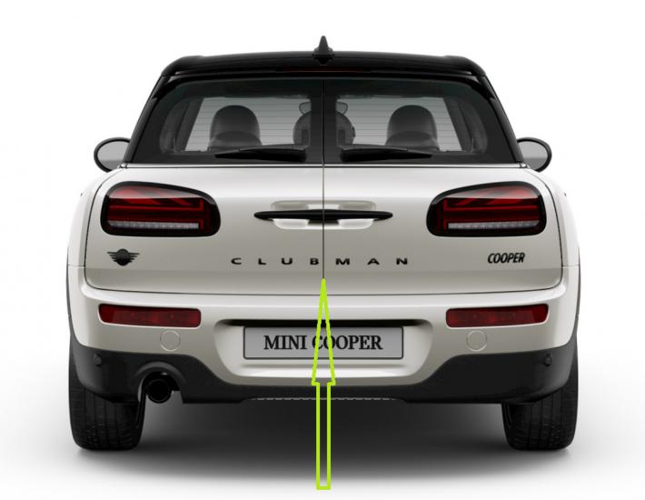 Mini Cooper Clubman Siyah Metal 3M Bagaj Yazı Logo